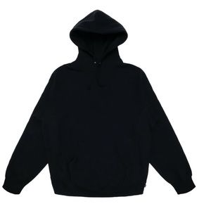 Supreme studded hooded sweatshirt.